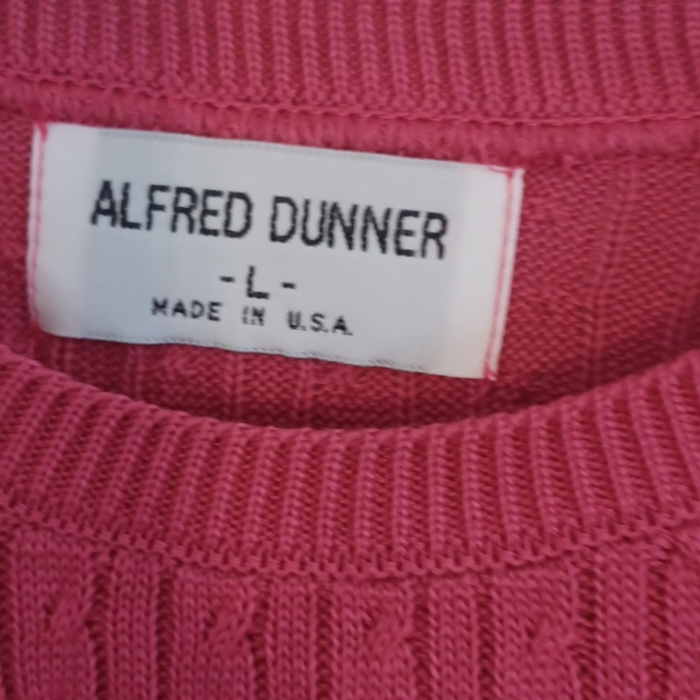 Alfred Dunner knit top women's size large watermelon color - Picture 2 of 5